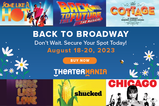 TheaterMania Weekend August ads x Broadway shows and tickets