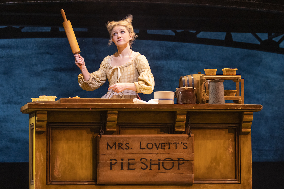 Annaleigh Ashford in the 2023 Broadway production of SWEENEY TODD Photo by Matthew Murphy and Evan Zimmerman