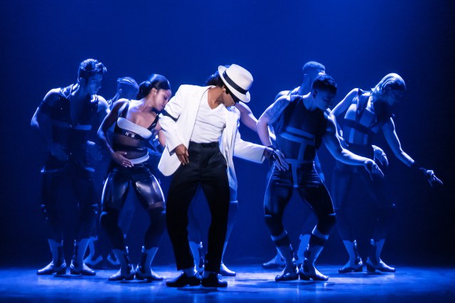 Roman Banks as 'MJ' and the cast of the MJ First National Tour. Photo by Matthew Murphy, MurphyMade 02. Roman Banks as 'MJ' and the cast of the MJ First National Tour. Photo by Matthew Murphy, MurphyMade