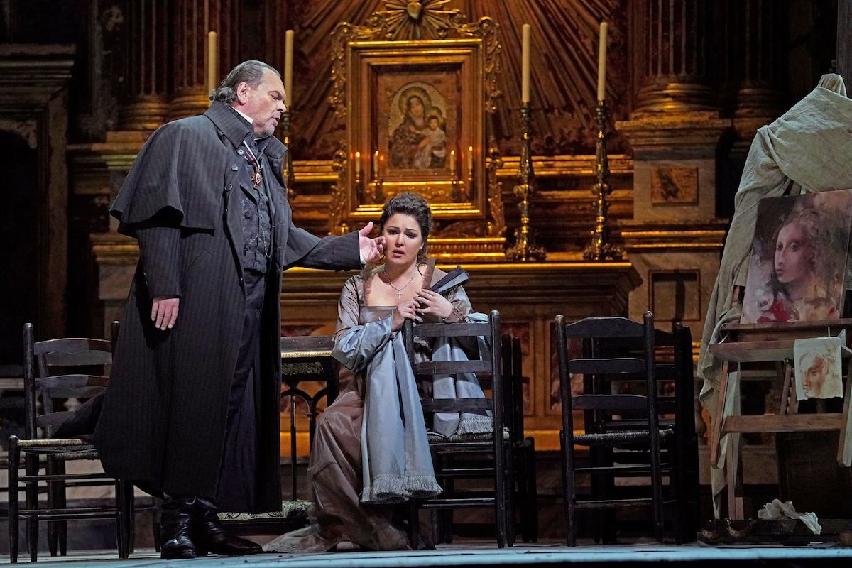 Tosca Ken Howard Anna Netrebko and Michael Volle in Puccini's Tosca