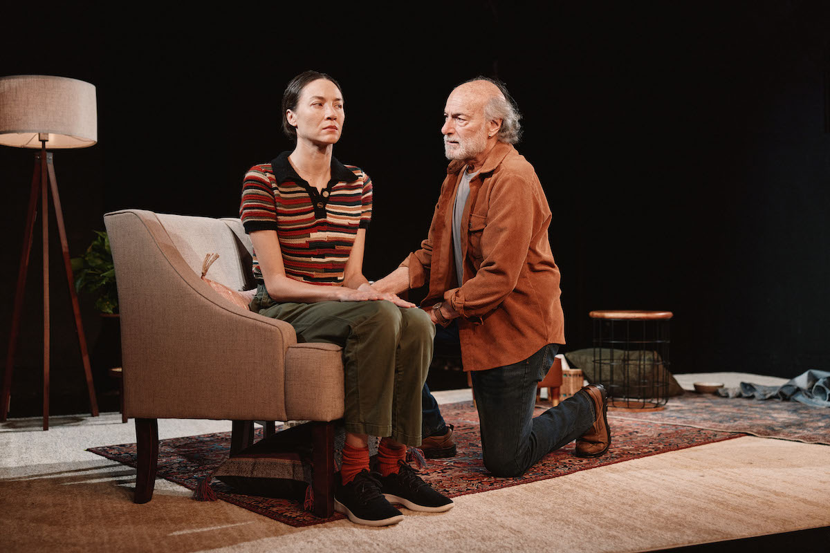 0100   Sydney Lemmon and Peter Friedman in JOB at SoHo Playhouse © Emilio Madrid