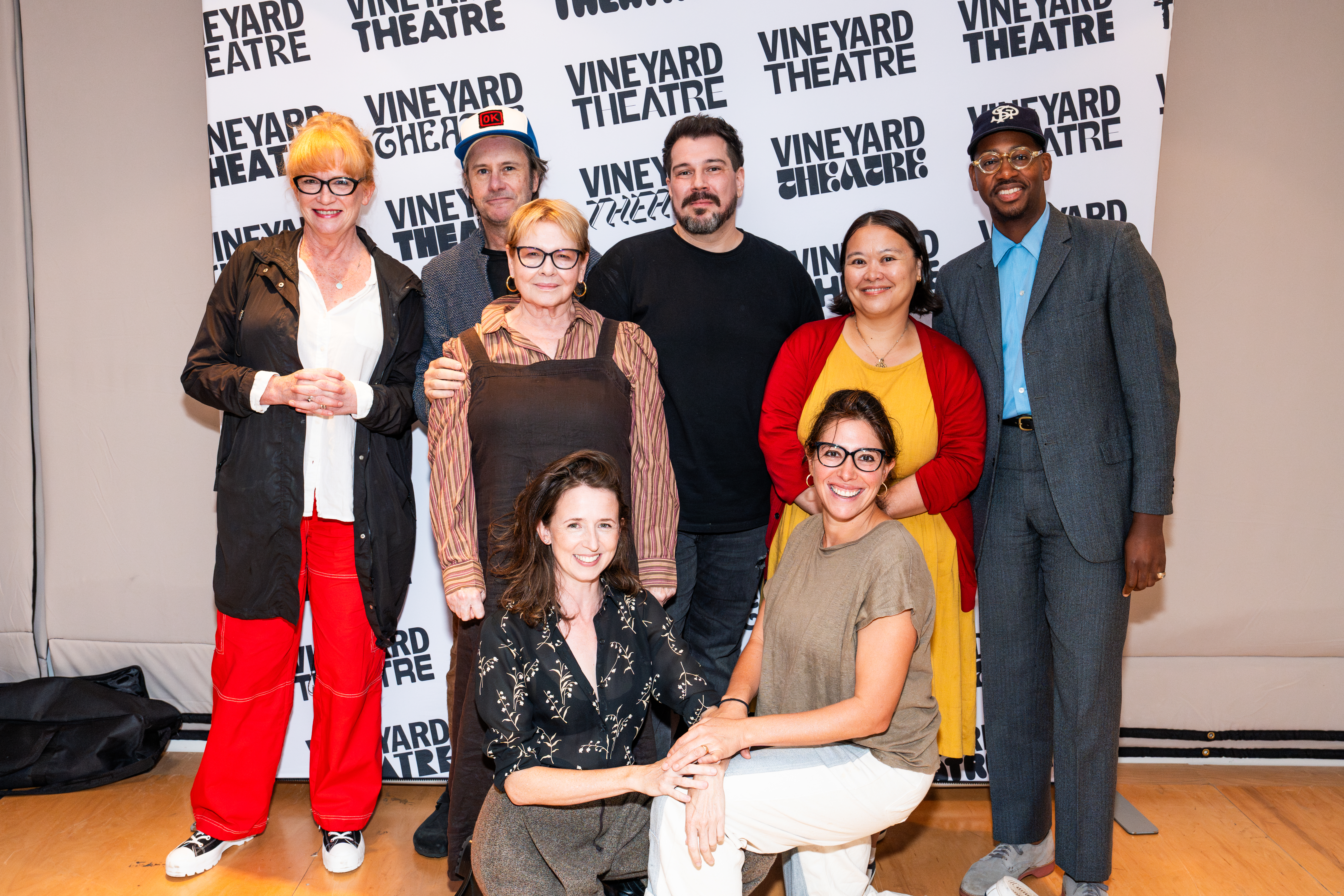 The Cast of Scene Partners at Vineyard Theatre Credit Carrington Spires