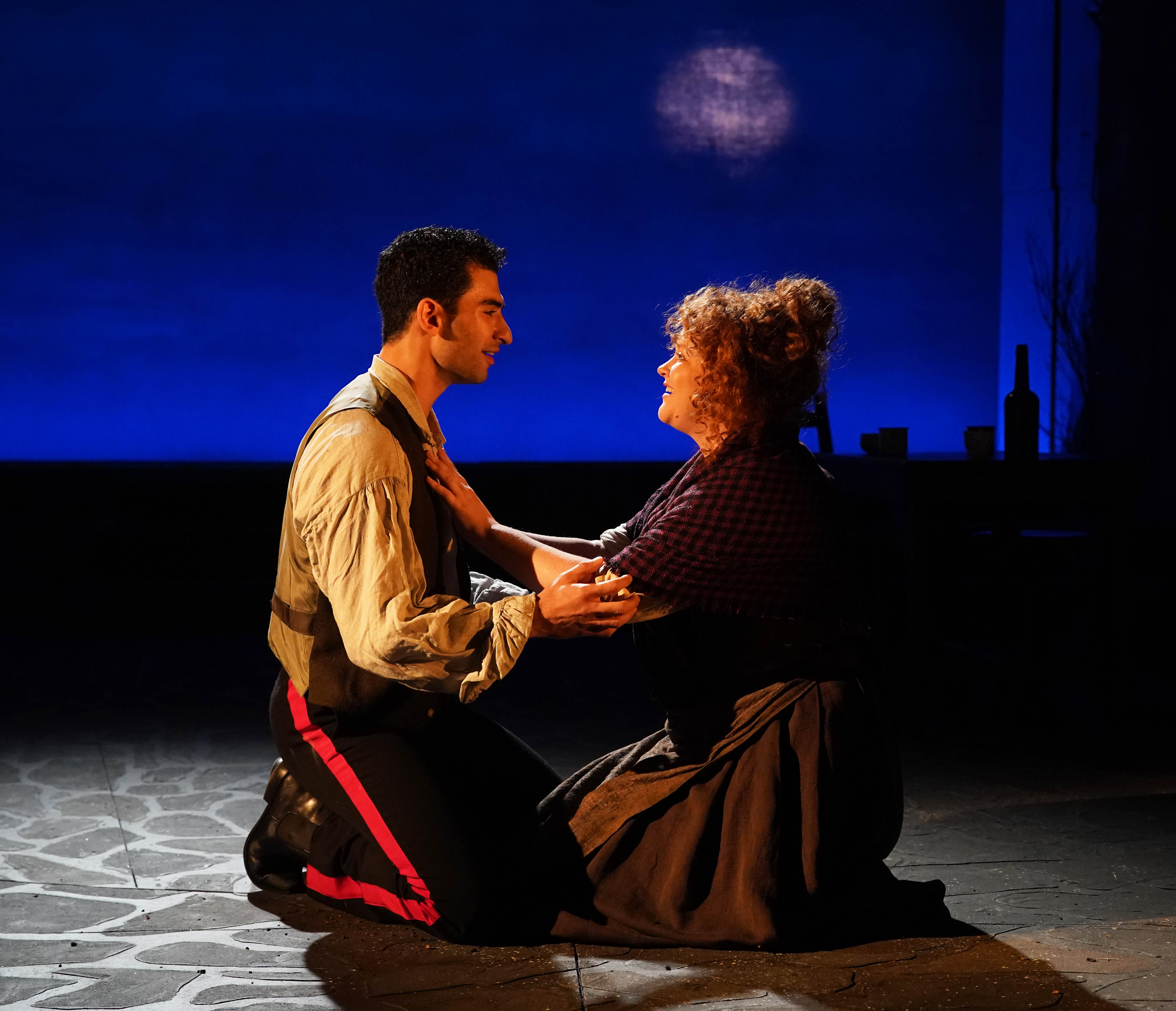 Raffi Barsoumian and Mary Wiseman in Irish Repertory Theatre's TRANSLATIONS, Photo by Carol Rosegg