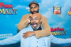 Photos: Eric Idle and More Celebrate <i>Spamalot</i>‘s Return to Broadway