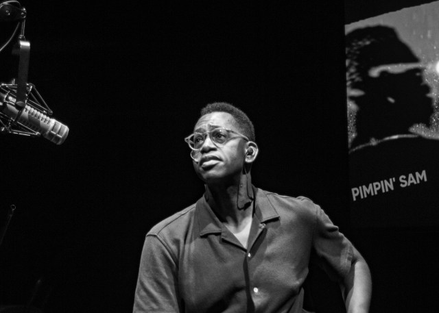 Eric Berryman in <i>Get Your Ass in the Water and Swim Like Me</i> (© Marika Kent)