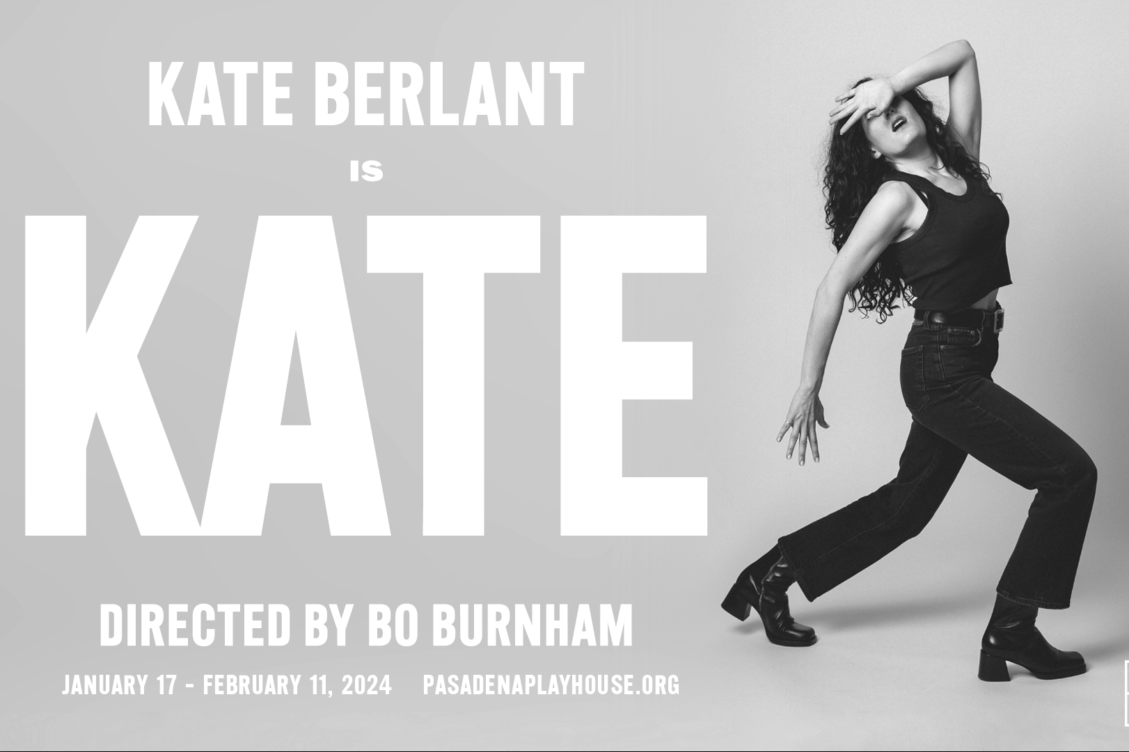 Poster image for KATE at Pasadena Playhouse