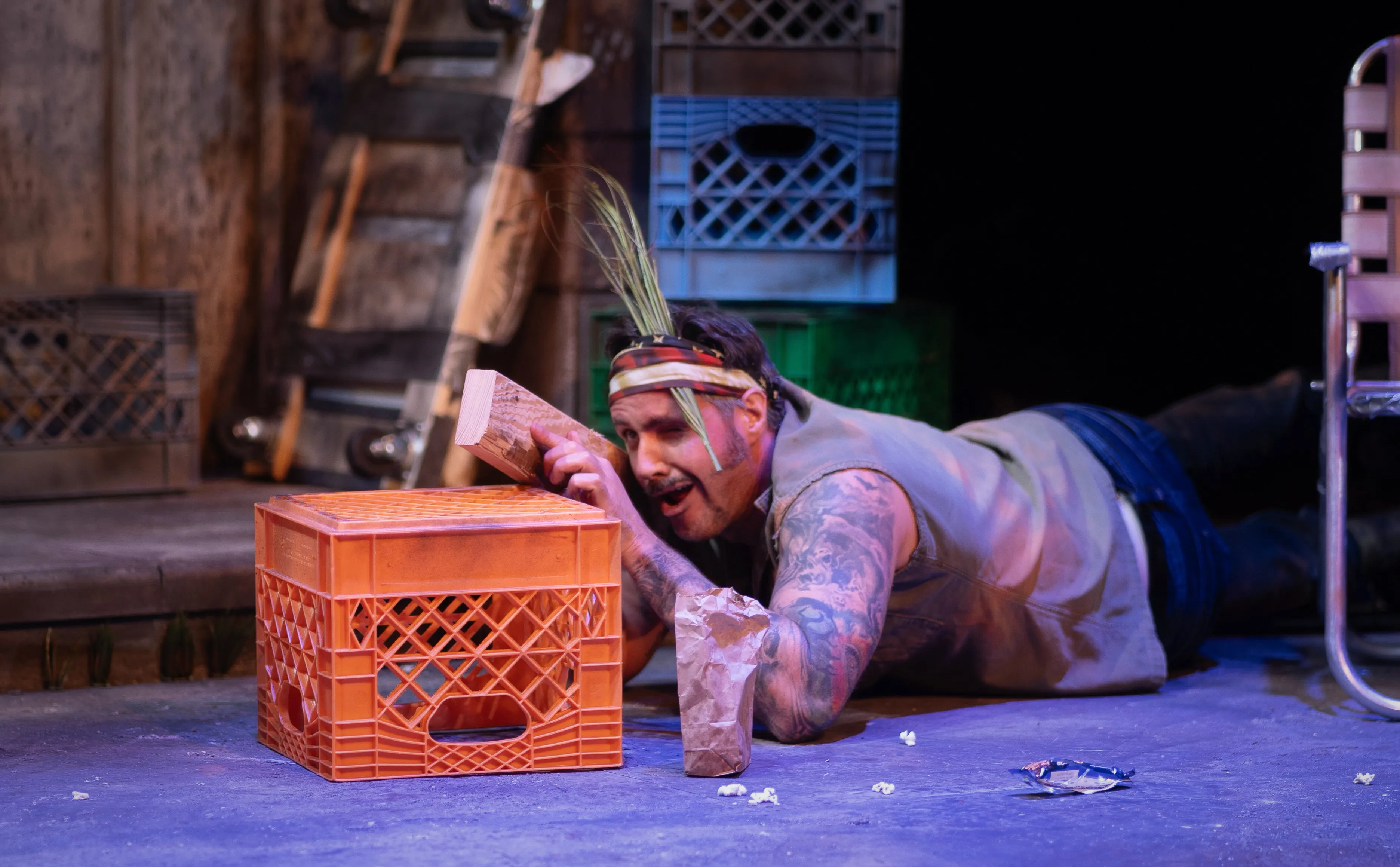 5.Matt de Rogatis in a scene from Ruth Stage's LONE STAR at Theatre Row (photo by Miles Skalli)