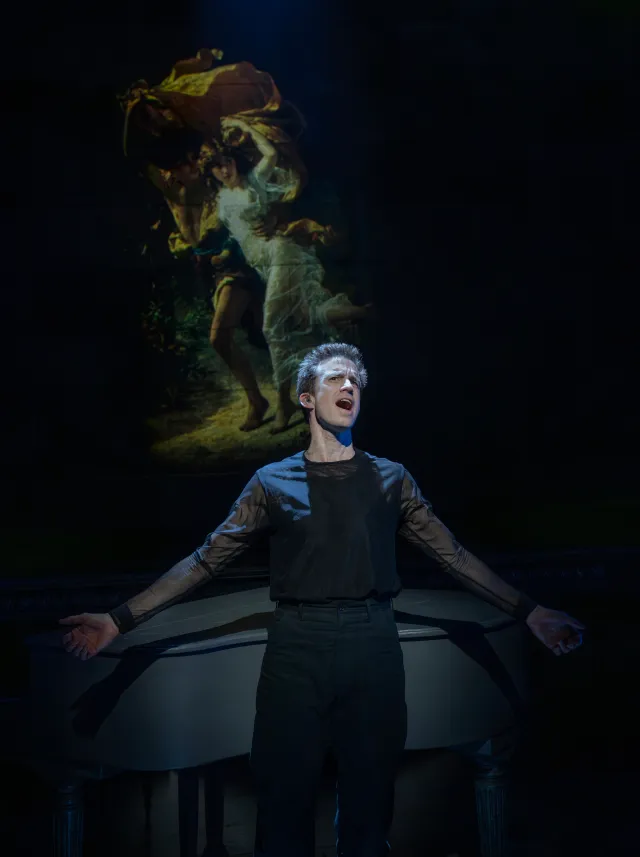 Gavin Creel in MCC Theater's 2023 Production of WALK ON THROUGH   CONFESSIONS OF A MUSEUM NOVICE   Photo by Joan Marcus (3)