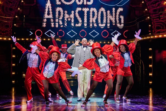 3515 James Monroe Iglehart as Louis Armstrong and Company in A Wonderful World The Louis Armstrong Musical. ©Jeremy Daniel