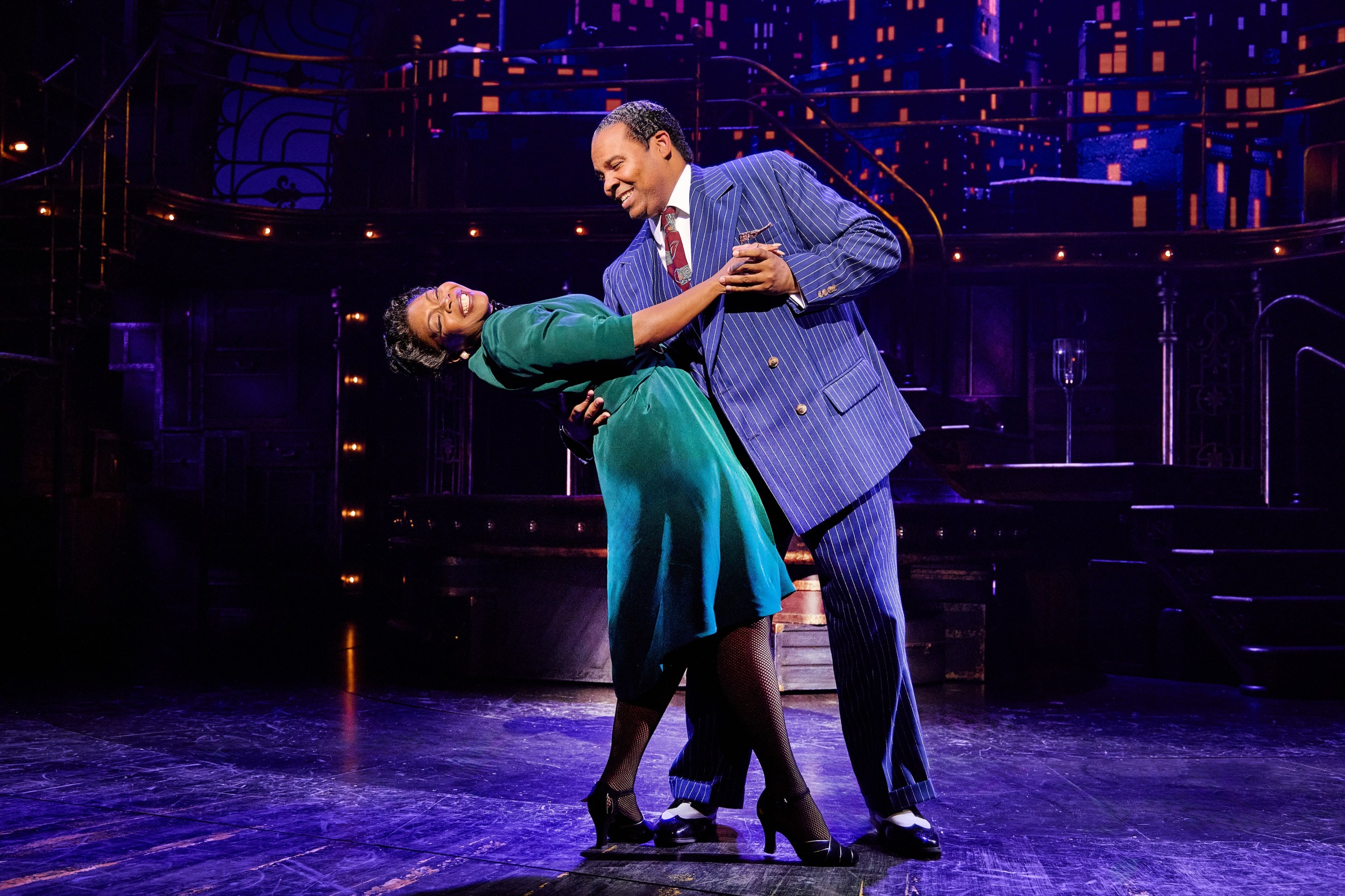 4291 Darlesia Cearcy as Lucille Wilson and James Monroe Iglehart as Louis Armstrong in A Wonderful World The Louis Armstrong Musical. © Jeremy Daniel