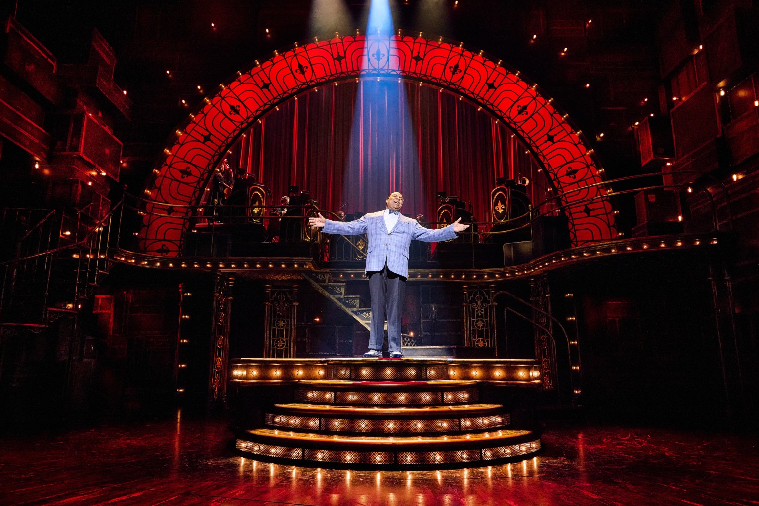 4722 James Monroe Iglehart as Louis Armstrong in A Wonderful World The Louis Armstrong Musical. ©Jeremy Daniel