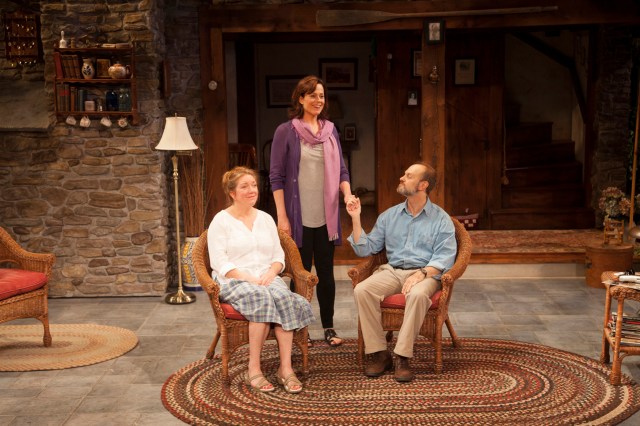 Kristine Nielsen, Sigourney Weaver, David Hyde Pierce in <i>Vanya and Sonia and Masha and Spike</i>