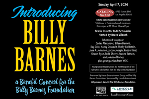 Introducing Billy Barnes – A Benefit Concert for the Billy Barnes Foundation