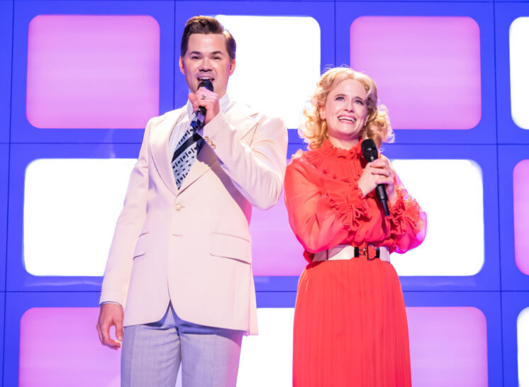 Tammy Faye. Andrew Rannells and Katie Brayben. Photo Marc Brenner 2