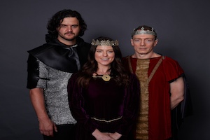 Event Logo: Camelot Trio L R Brian Krinsky Lauren Weinberg Jered McLenigan photo by Aaron Rumley copy