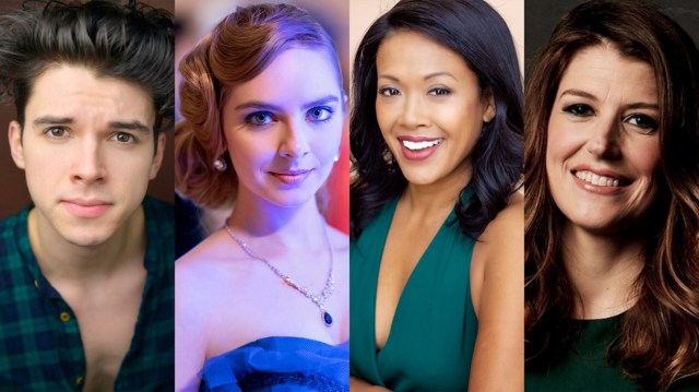 L to R: Anthony Norman, Darcy Rose Byrnes, J. Elaine Marcos, and Nicole Parker