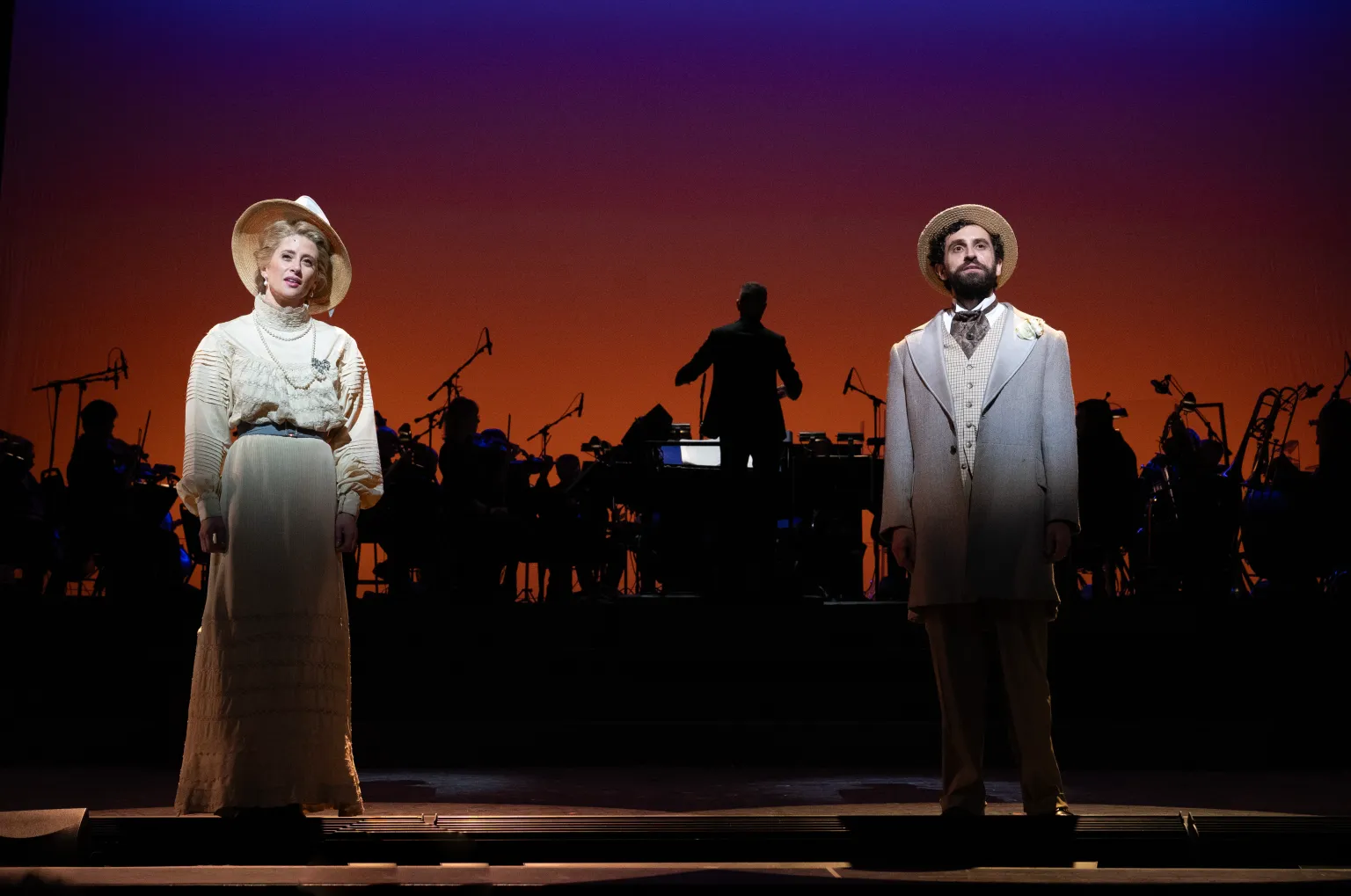 Encores! New York City Center Ragtine Book by Terrence McNally Music by Stephen Flaherty Lyrics by Lynn Ahrens Orchestrations by William David Brohn Based on the novel Ragtime by E.L. Doctorow Scenic Designer David Rockwell Costume Designer Linda Cho Lighting Designer Adam Honoré Sound Designer Kai Harada Production Stage Manager Cody Renard Richard Casting by Craig Burns, CSA; The Telsey Office Choreographer Ellenore Scott Music Director James Moore Director Lear deBessonet Featuring John Clay III, Rodd Cyrus, Colin Donnell, Joshua Henry, Matthew Lamb, Tabitha Lawing, Nichelle Lewis, Caissie Levy, Ben Levi Ross, Stephanie Styles, Shaina Taub, Brandon Uranowitz
