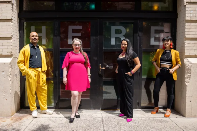 Jesse Cameron Alick, Lauren Miller, Annalisa Dias, and Lanxing Fu (© Maria Baranova)