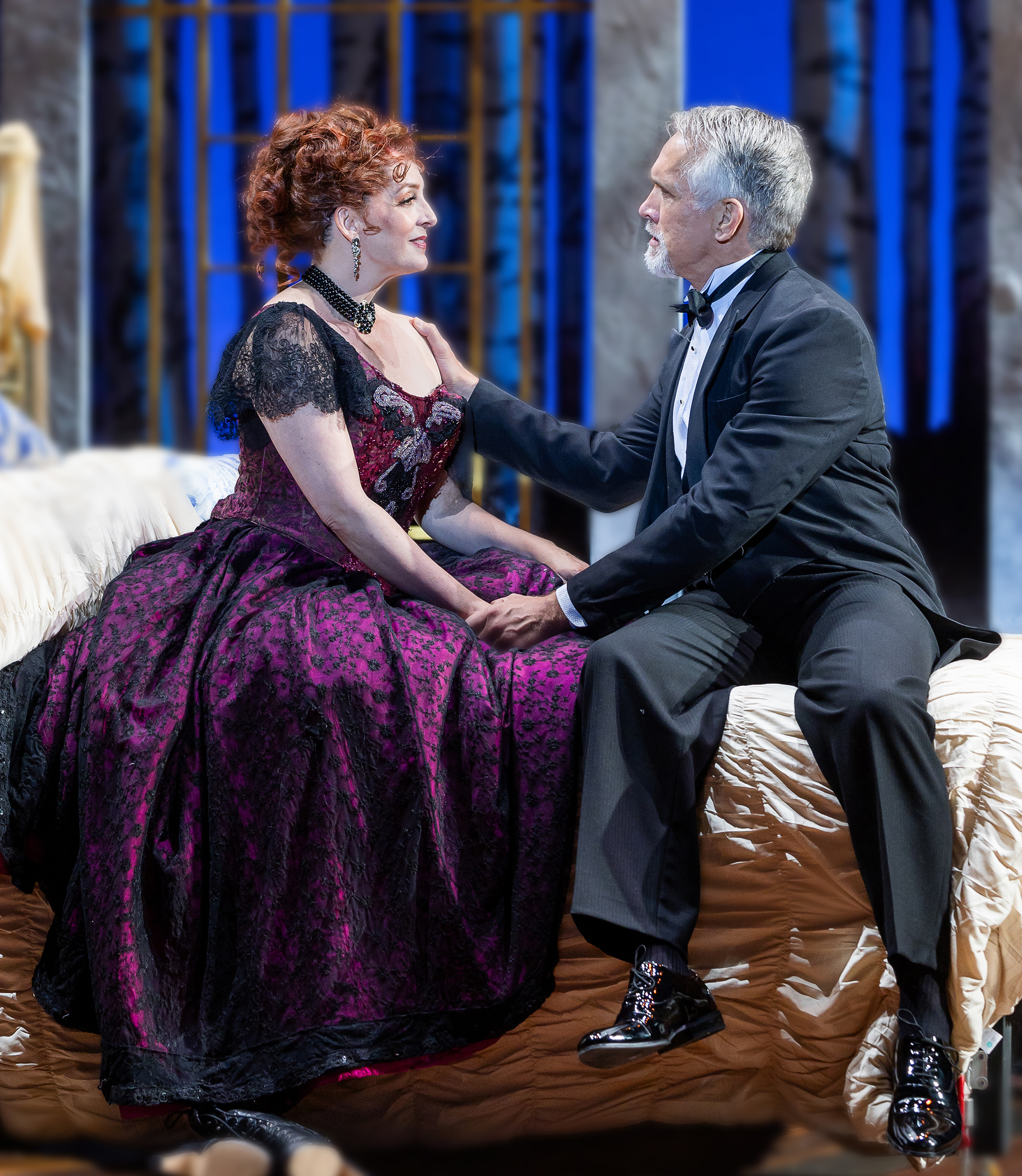 Julia Murney and Mike McGowan in Ogunquit Playhouse's 2024 Production of A LITTLE NIGHT MUSIC Photo by Nile Scott Studios