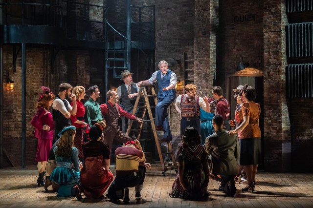 Adrian Dunbar in Kiss Me Kate. Photo by Johan Persson