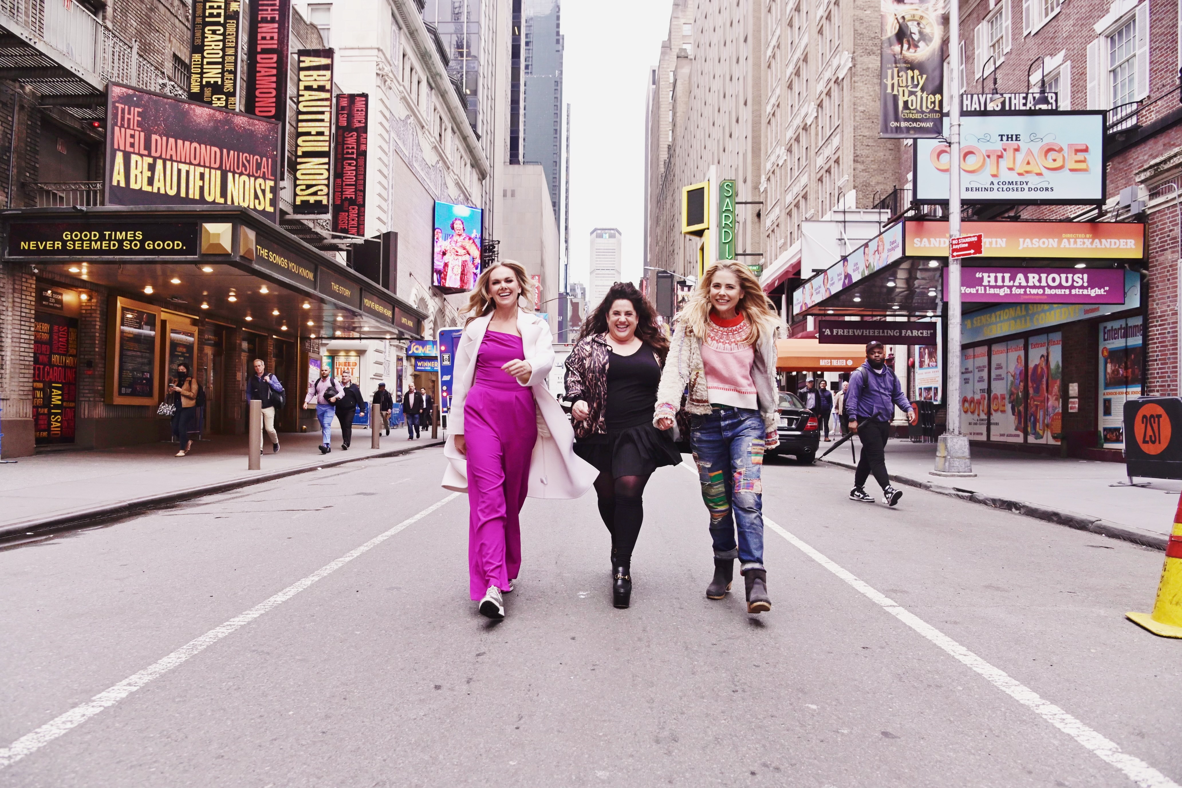 Laura Bell Bundy, Marissa Jaret Winokur, and Kerry Butler (© Michael Kushner)