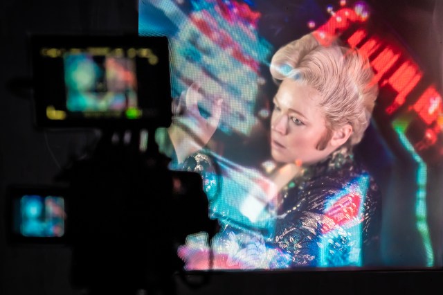 5066 Sarah Snook in The Picture of Dorian Gray, adapted and directed by Kip Williams © Marc Brenner