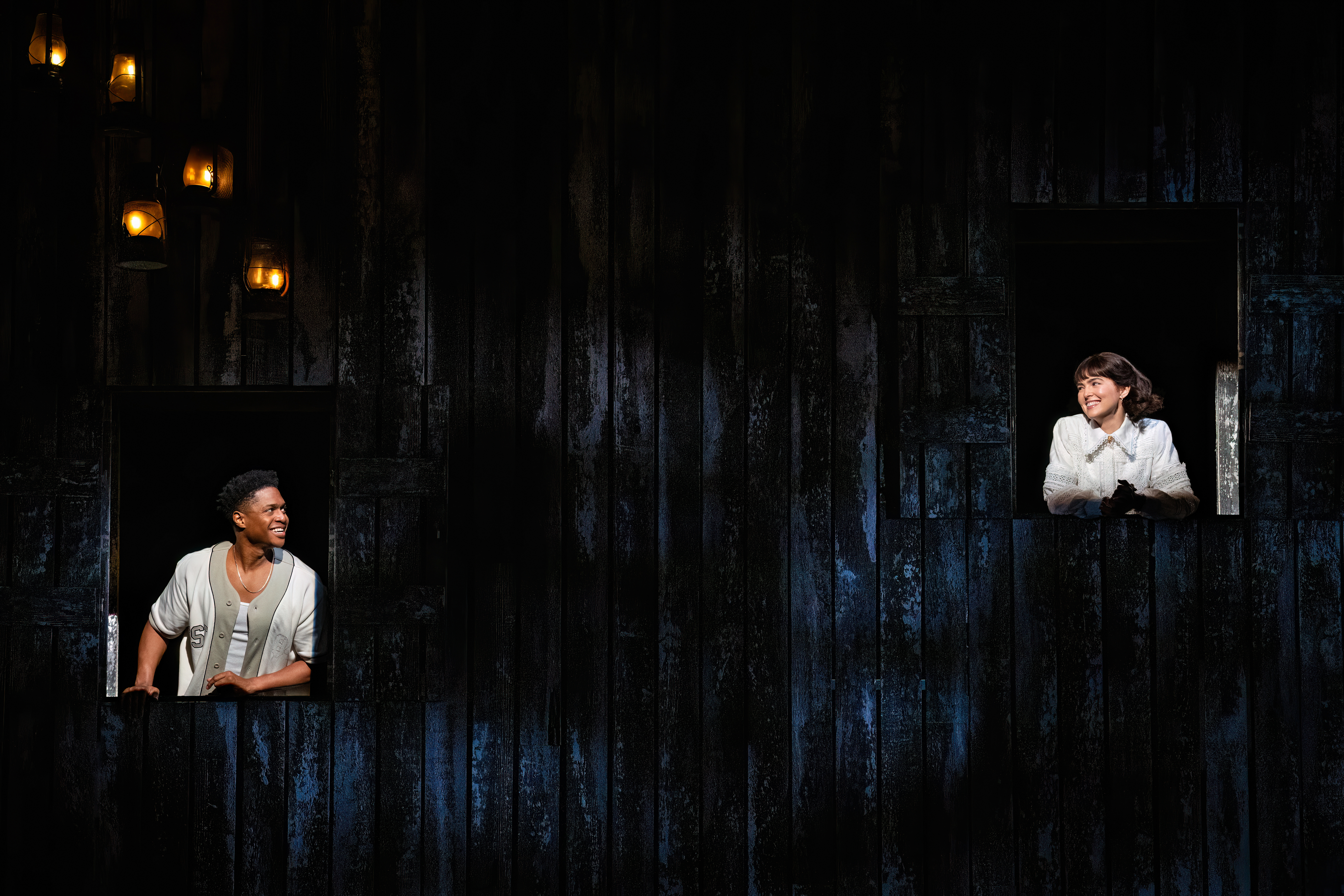 Ephraim Sykes and Zoey Deutch in OUR TOWN Photo by Daniel Rader