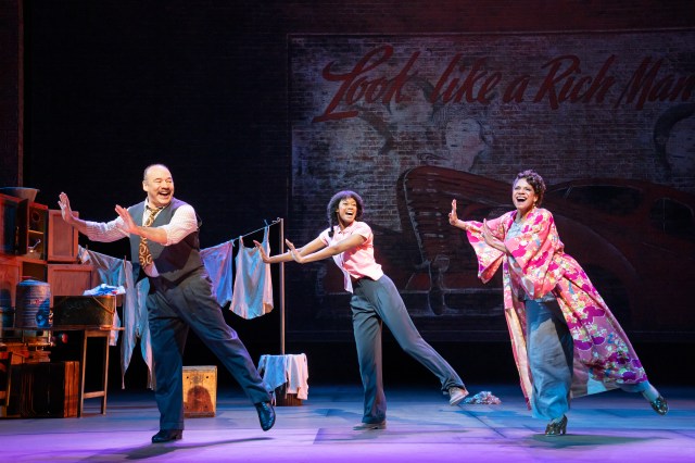 GYPSY Danny Burstein, Joy Woods & Audra McDonald Photo by Julieta Cervantes