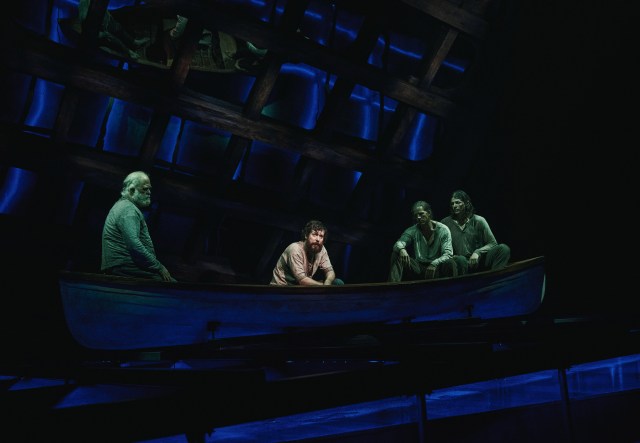Wayne Duvall, John Gallagher, Jr., Stark Sands, and Adrian Blake Enscoe (© Emilio Madrid)