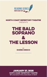 The Bald Soprano and The Lesson (Reading)