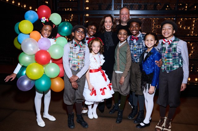 Kamala Harris and the kids in GYPSY Photo by Jenny Anderson
