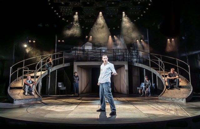 6004 David Shields as Jacob and the cast of the 2024 Nottingham Playhouse production of Punch. Photo by Marc Brenner