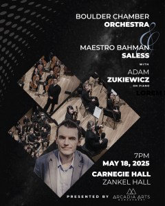 Boulder Chamber Orchestra, With Pianist Adam Żukiewicz