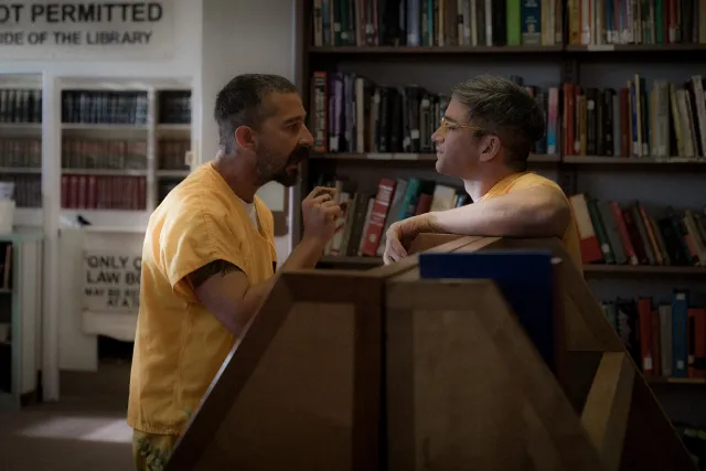 Shia LaBeouf and Evan Jonigkeit in <i>Henry Johnson</i> (© Pam Susemiehl)