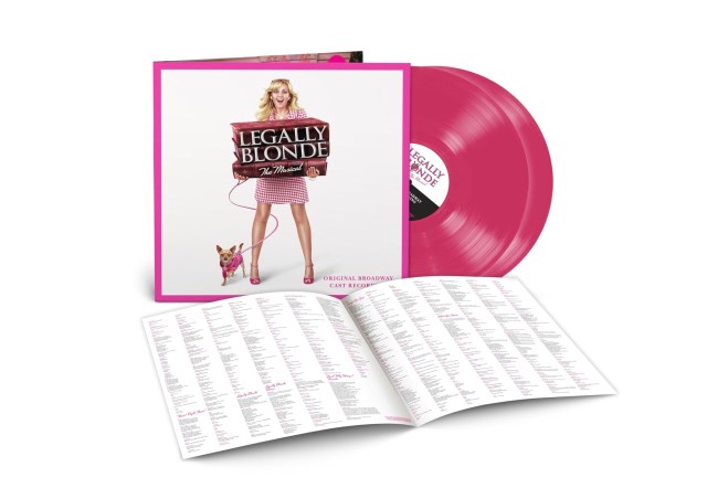 <i>Legally Blonde</i> hot pink vinyl