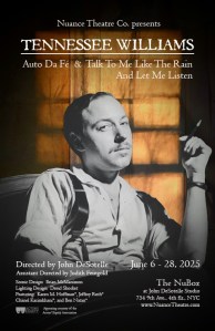 Tennessee Williams One Acts: Auto-de-Fe and Talk To Me Like The Rain And Let Me Listen