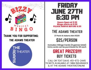 BIZZY Music Bingo