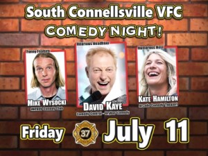 7.11.25 South Connellsville VFC COMEDY NIGHT – SOUTH CONNELLSVILLE, PA
