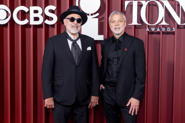 David Yazbek (left) and Erik Della Penna (© Tricia Baron)