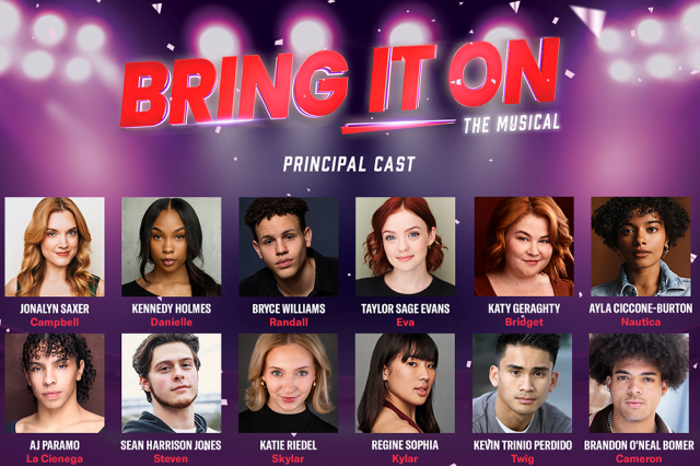 Cast of Bring It On at the Muny