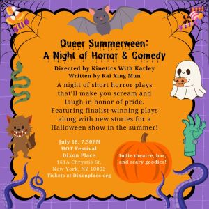 Queer Summerween: A Night of Horror and Comedy