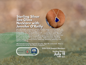 Sterling Silver Sea Glass Necklace with Jennifer O’Reilly