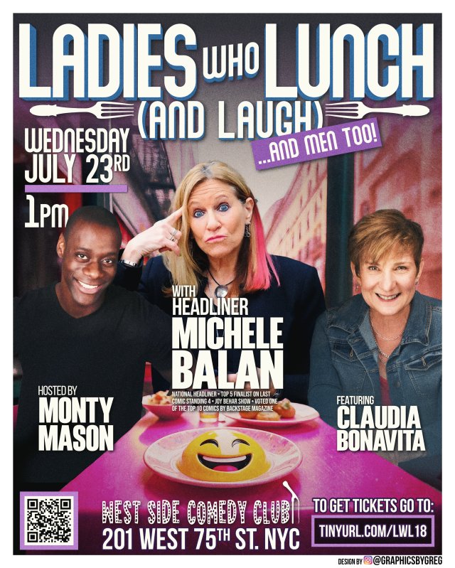 Event Logo: NANCY Laughing Lunch 1 4