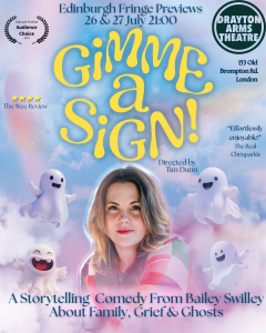 EdFringe Previews: Gimme A Sign!