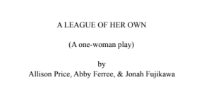 In-Studio A League of Her Own – 7pm