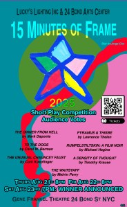 15 Minutes of Frame – A Playwrighters’ Competition