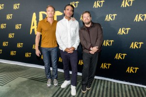 See Photos of Neil Patrick Harris, Bobby Cannavale, and James Corden at the Art Meet the Press