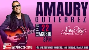AMAURY GUTIERREZ EN CONCIERTO