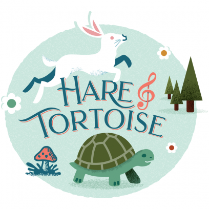 Event Logo: large hare and tortoise square 1080x1080