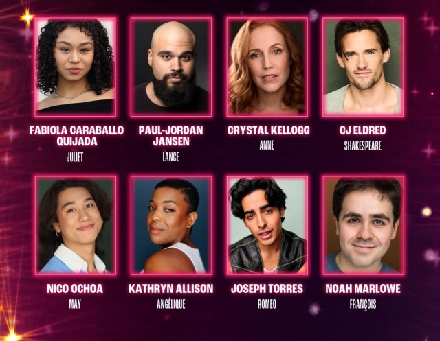 <i>& Juliet</i> second year North American tour cast